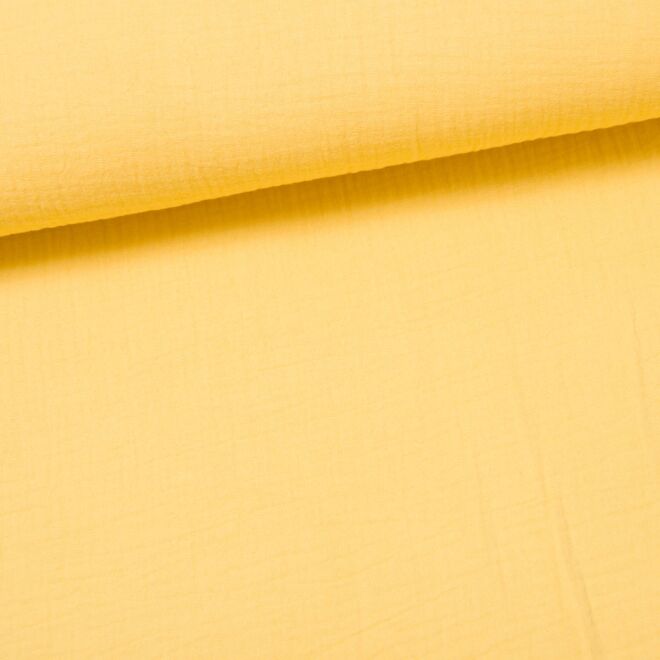 Musselin "Uni" helles gelb
