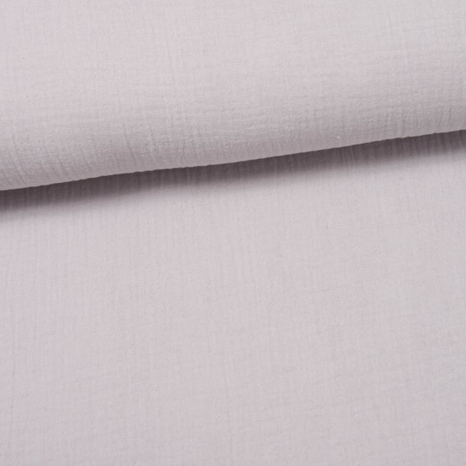Musselin "Uni" hellgrau