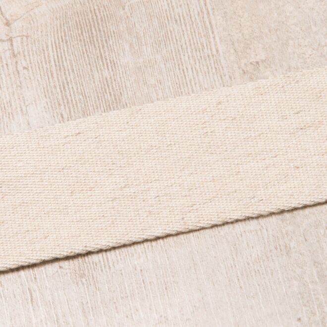 40mm Gurtband "Bonnie" Uni creme meliert