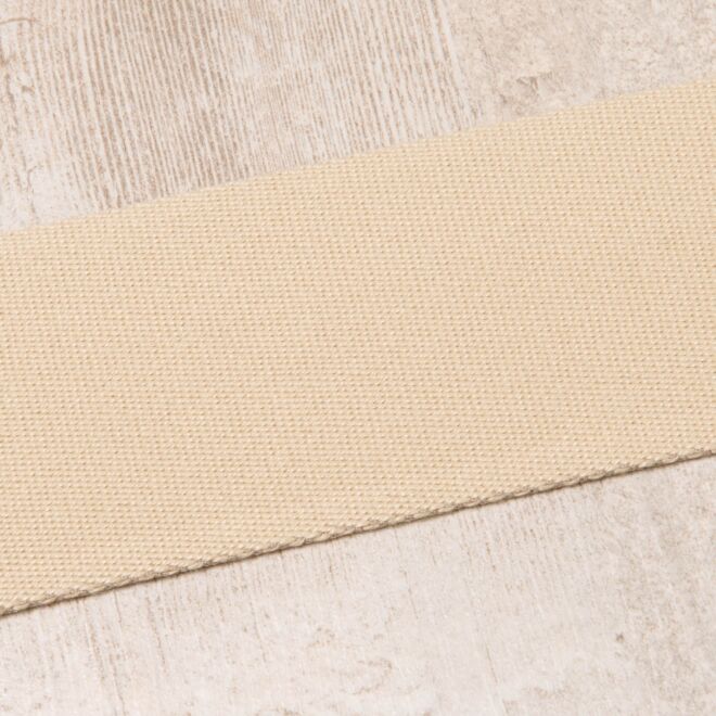 50mm Gurtband "Bonnie" Uni beige