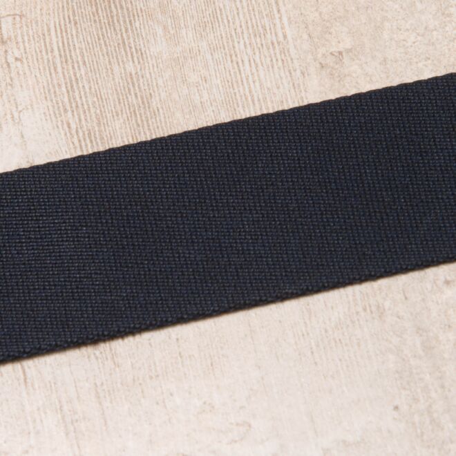 40mm Gurtband "Bonnie" Uni nachtblau