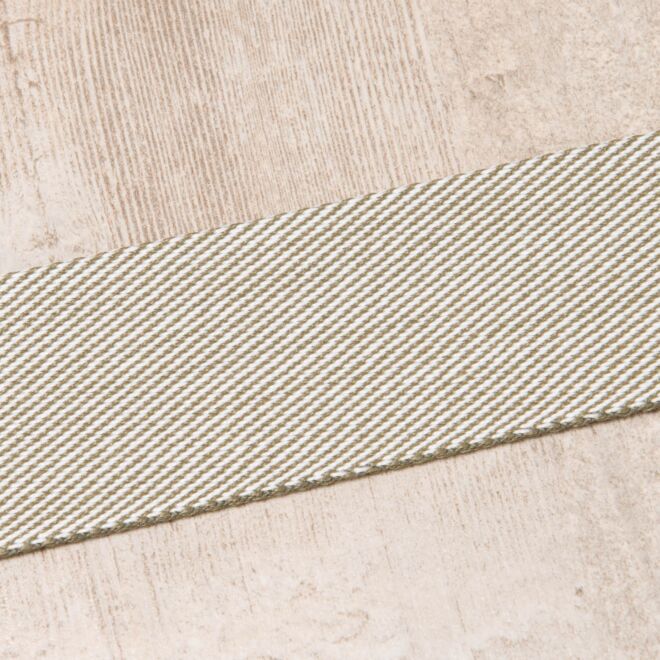 40mm Gurtband "Bonnie" Fischgrät olivgrün