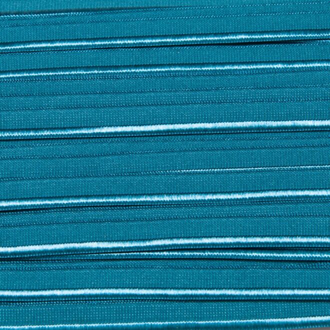 Elastisches Paspelband petrol