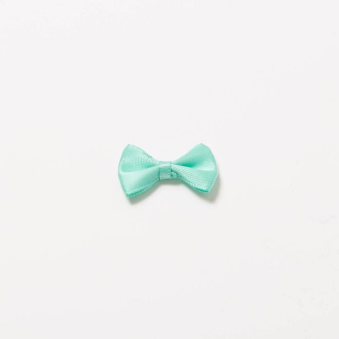 Satinschleife 2,5cm seegrün