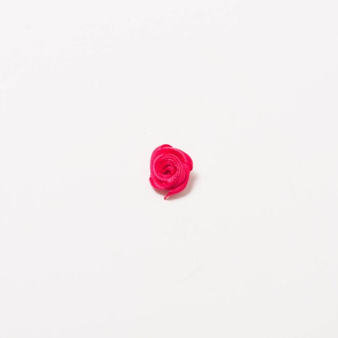 Satinrose 1,5cm fuchsia