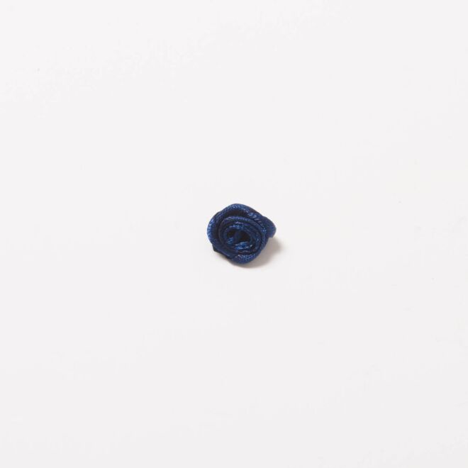 Satinrose 1,5cm navy