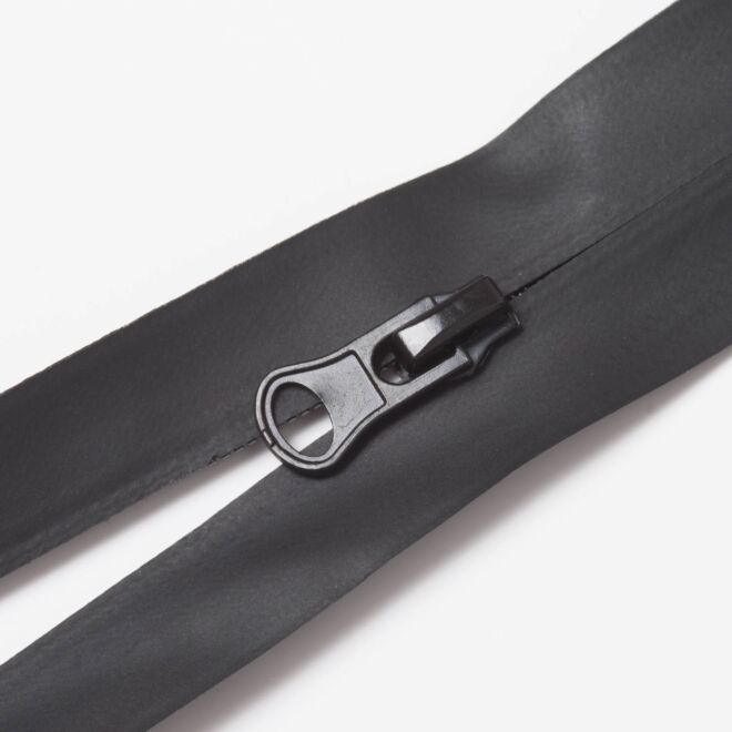 Nylon Reißverschluss "Waterproof", 4mm, unteilbar, schwarz