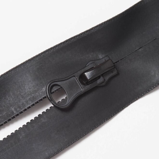 Nylon Reißverschluss "Waterproof", 7mm, teilbar, schwarz