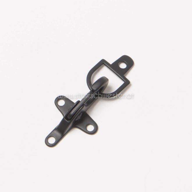 Metallverschluss 50mm matt schwarz