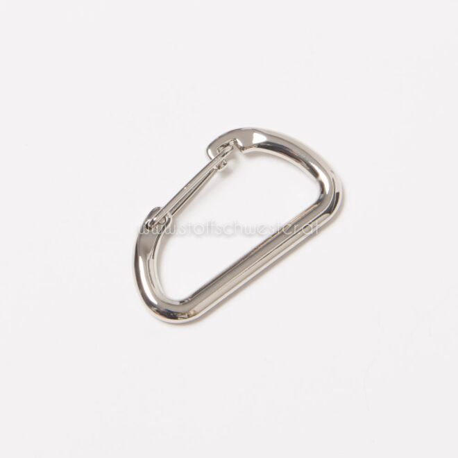 Metallkarabiner 50mm silber