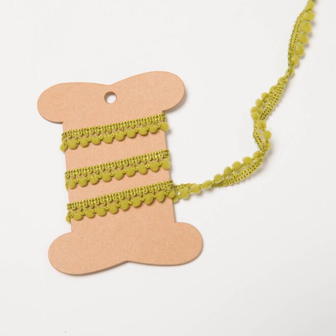 10mm Bommelborte pistazie