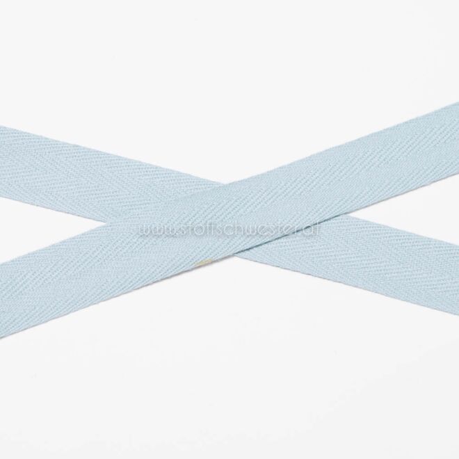 20mm Baumwollköperband rauchblau