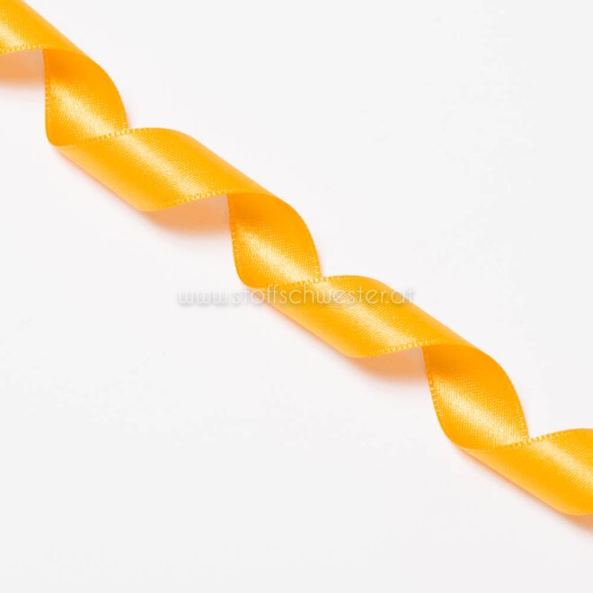 15mm Satinband gelborange