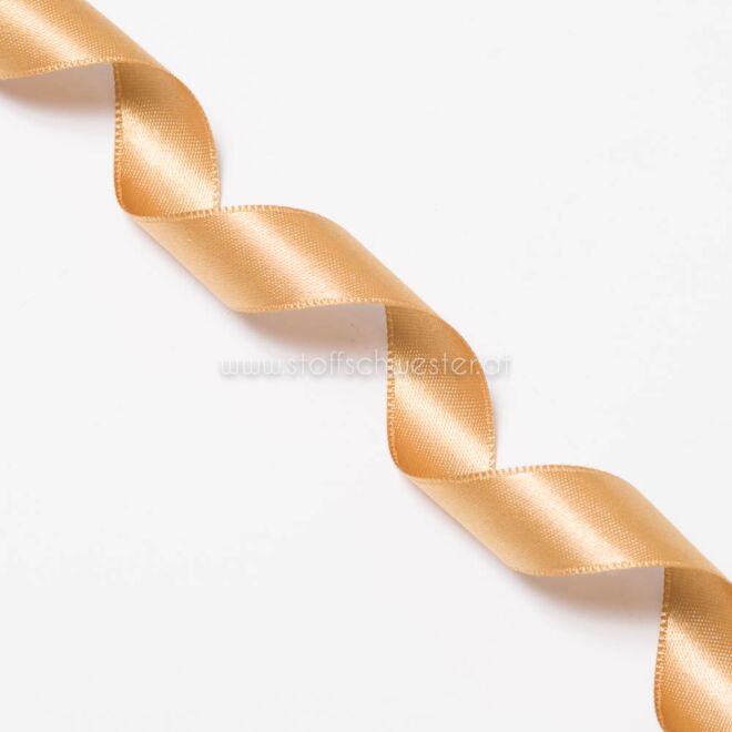 15mm Satinband dunkelgold