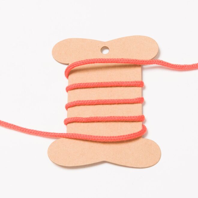 3mm Baumwollkordel orange