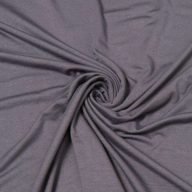 Bambusjersey mittelgrau