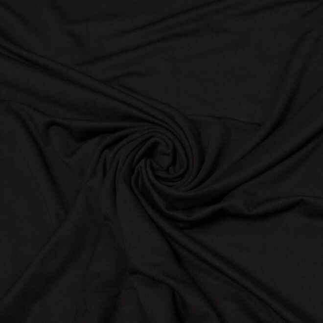 Bambusjersey schwarz