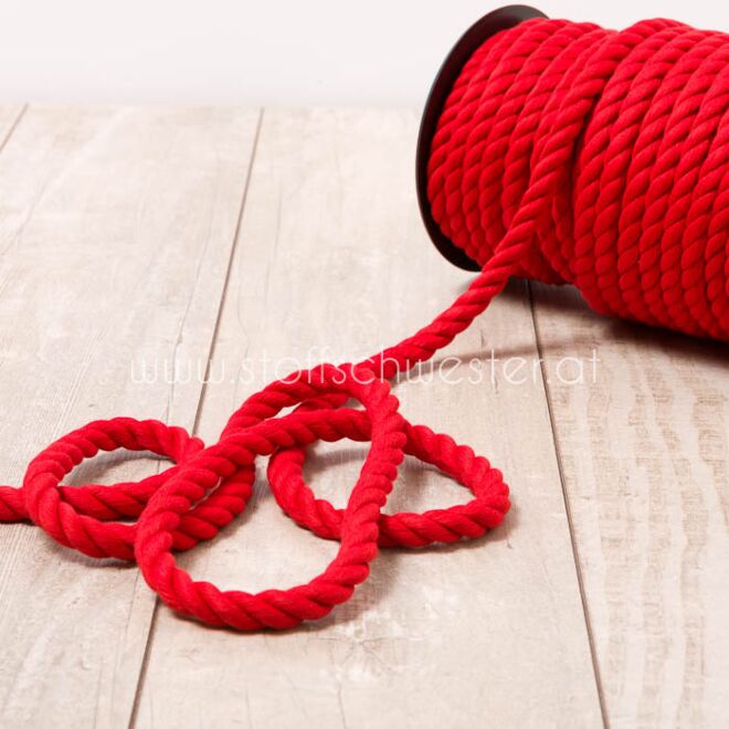 10mm Kordel "soft" rot