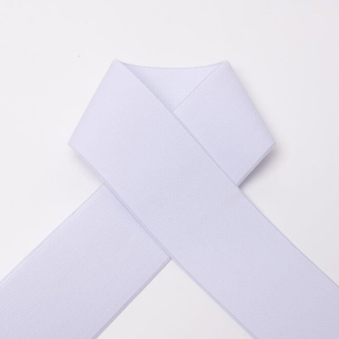 50mm Soft-Gummiband weiß