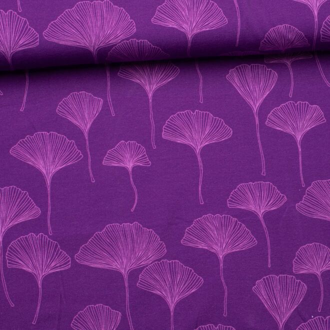Ginkgo Love Jersey lila/violett