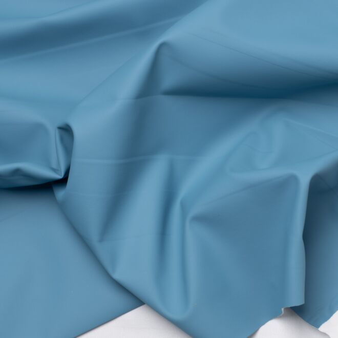 Regenmantelstoff "Raincoat" rauchblau