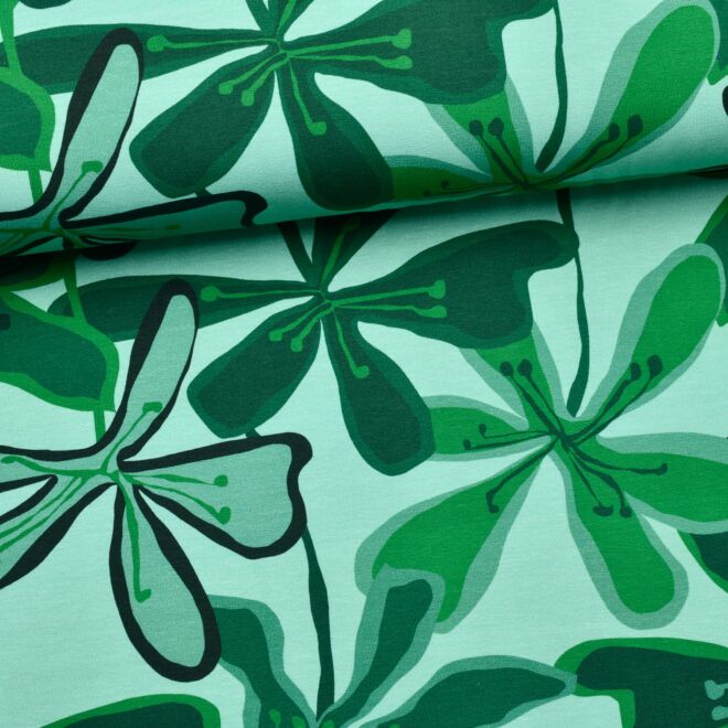 Glücksklee Jersey grün