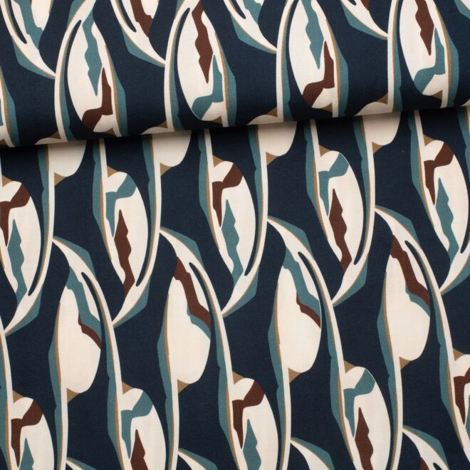 Premium Viskose "Laura" marine