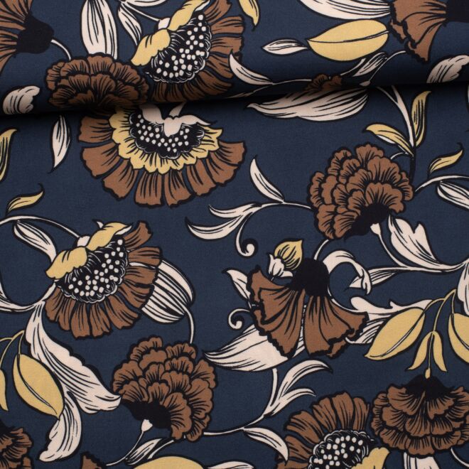 Premium Viskose "Viktoria" marine