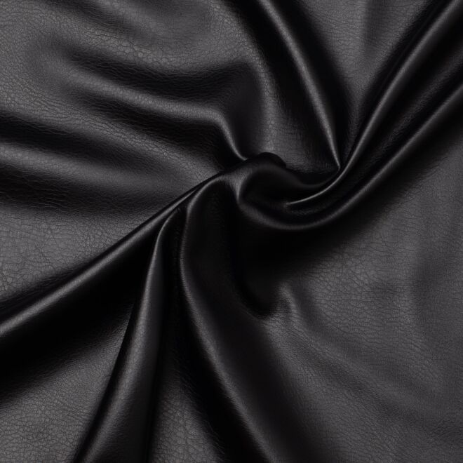 Vintage-Stretchkunstleder (innen angeraut) schwarz