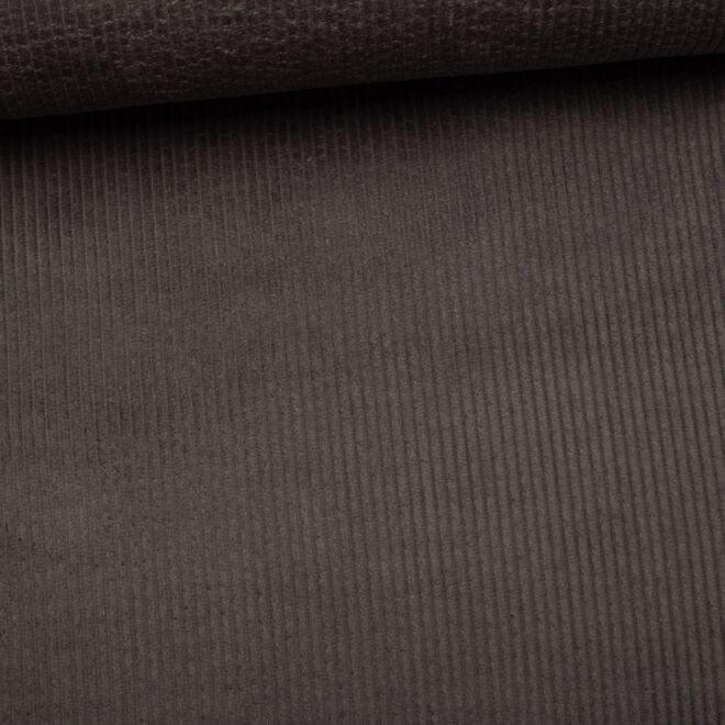 Baumwollcord "Marty" dunkelgrau