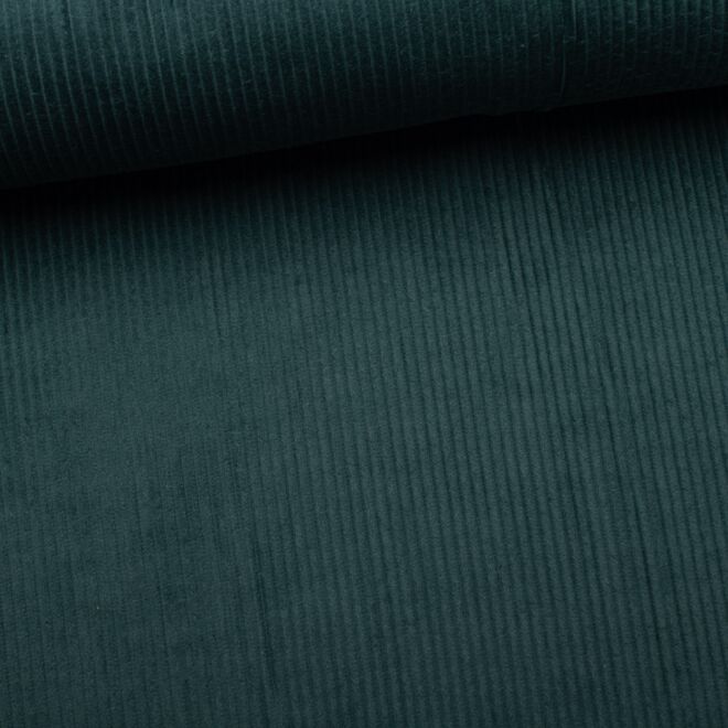 Baumwollcord "Marty" dunkelpetrol