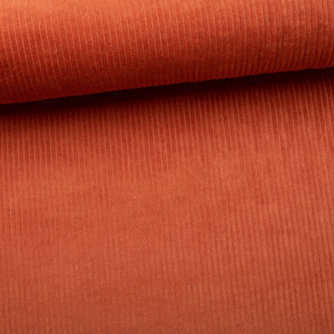 Baumwollcord "Marty" terracotta