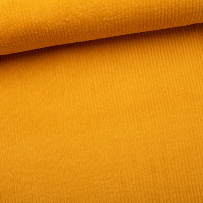 Baumwollcord "Marty" senfgelb