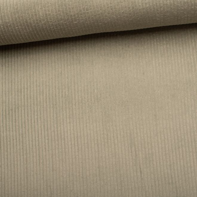 Baumwollcord "Marty" staubgrün