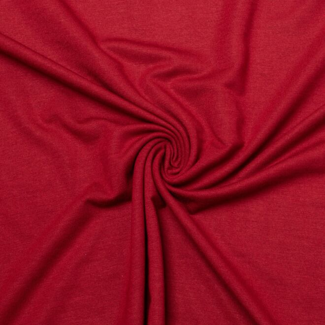 Tencel-Modaljersey "Sara" dunkelrot