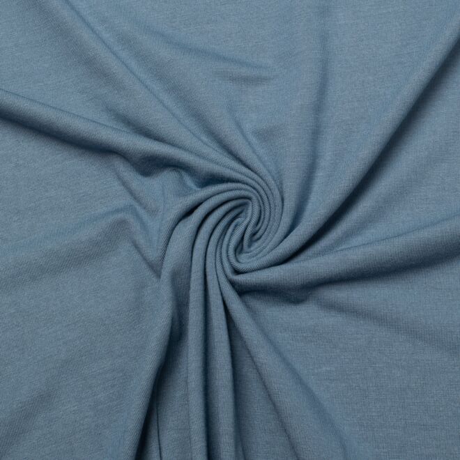 Tencel-Modaljersey "Sara" jeansblau