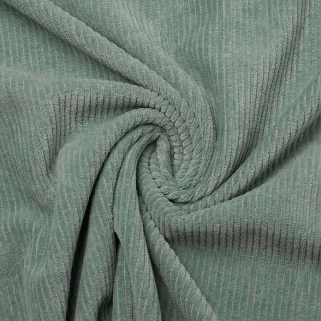 Cordjersey "Felix" petrolgrün