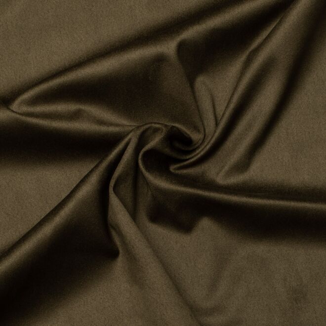 Stretch-Velours-Kunstleder olivgrün (made in Italy)