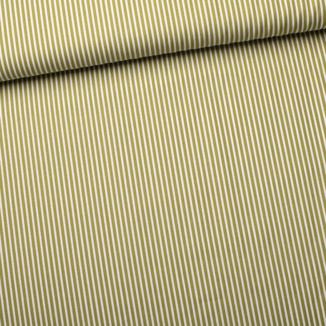 Webware Streifen petrol/weiß