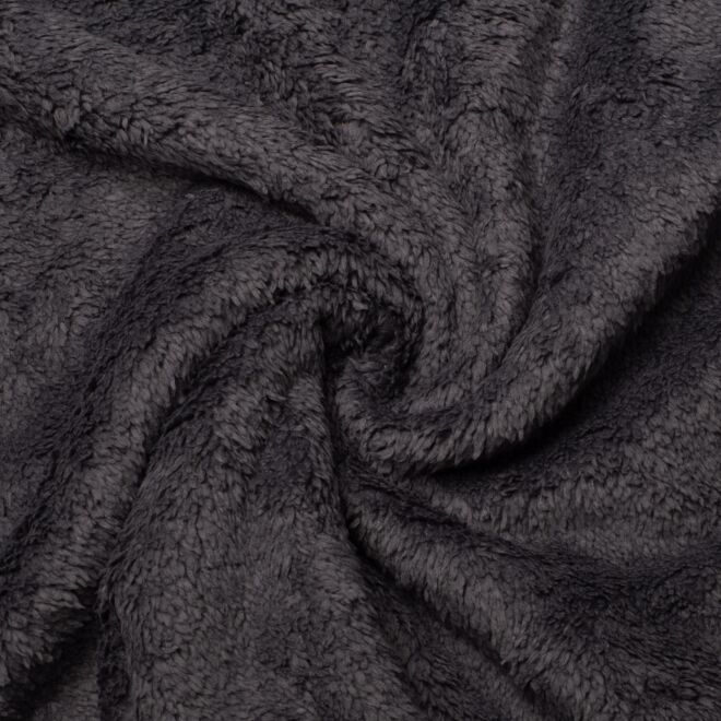Double Face Plüsch "Tamme" schwarz
