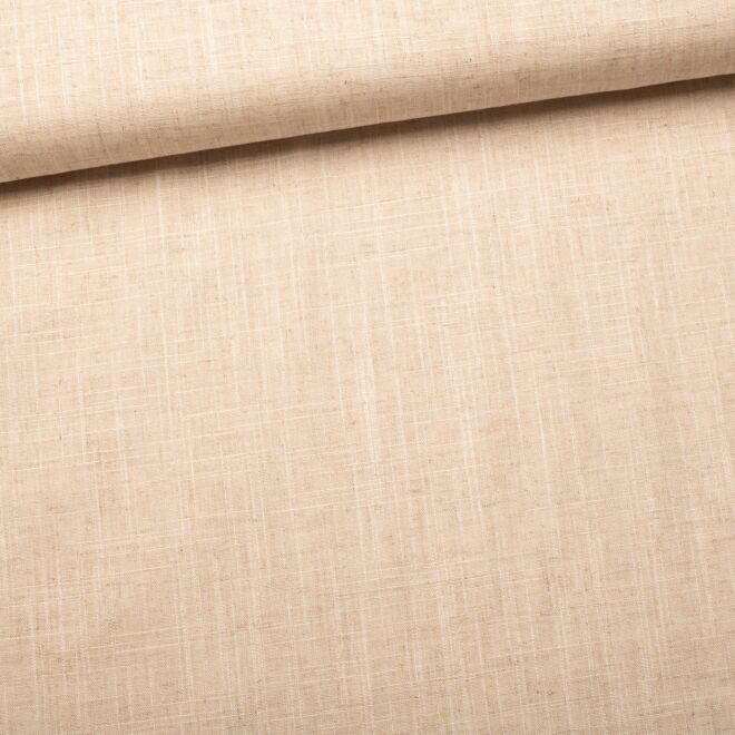 Leinen-Viskose-Stoff in Sand (Uni)