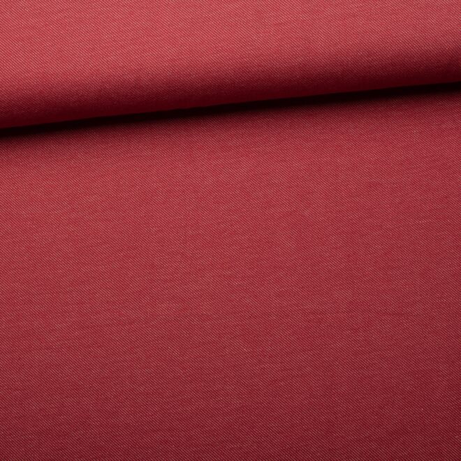 Jeansjersey "Austin" bordeaux