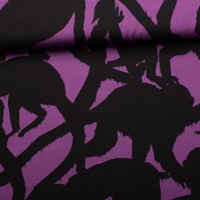 "Monkey Shapes" Jersey lila