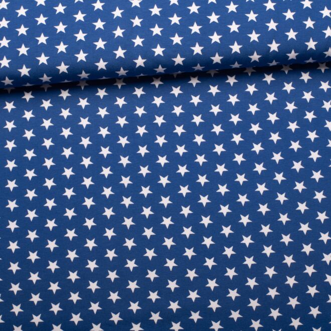 Kleine Sterne Jersey royalblau