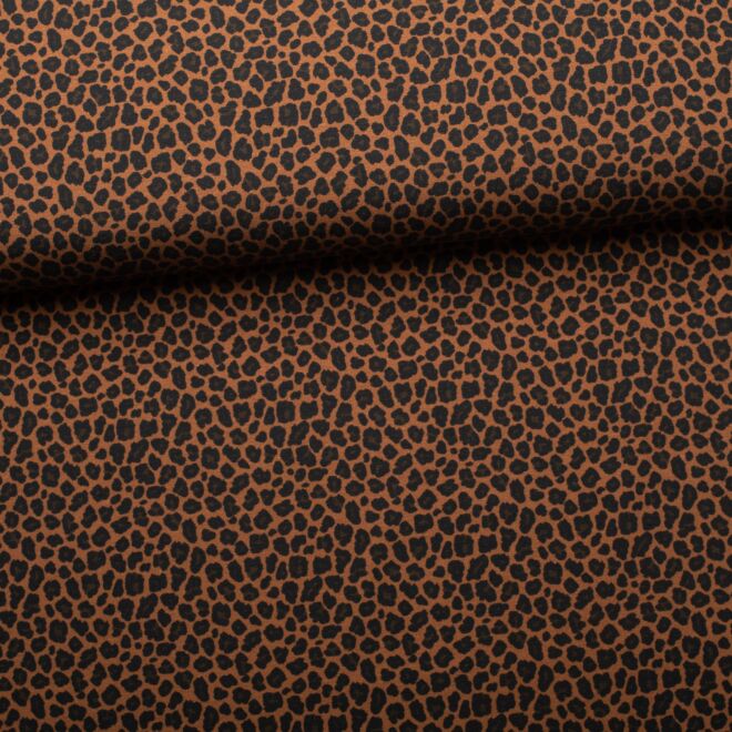 Baumwolljersey Leo klein braun