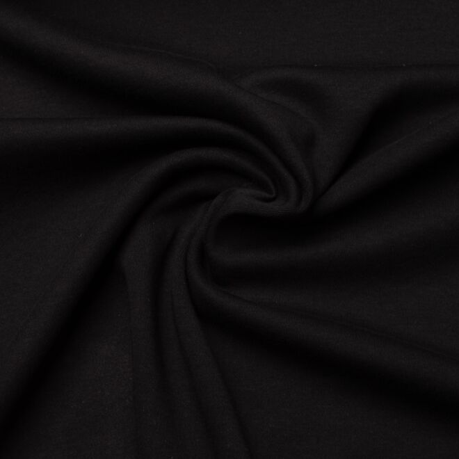 Bio-Interlockjersey "Loro" schwarz