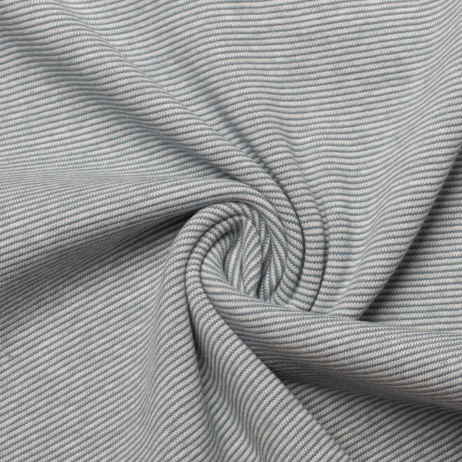 Ringelbündchen silber/grau