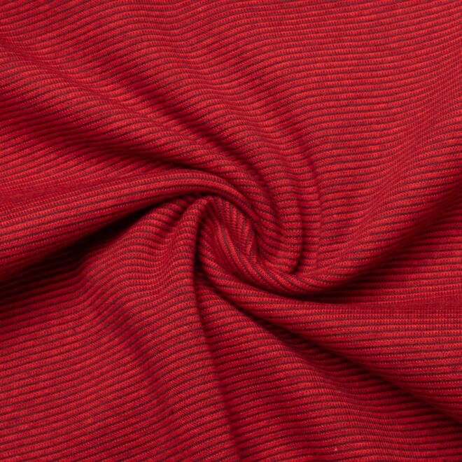 Ringelbündchen bordeaux/rot