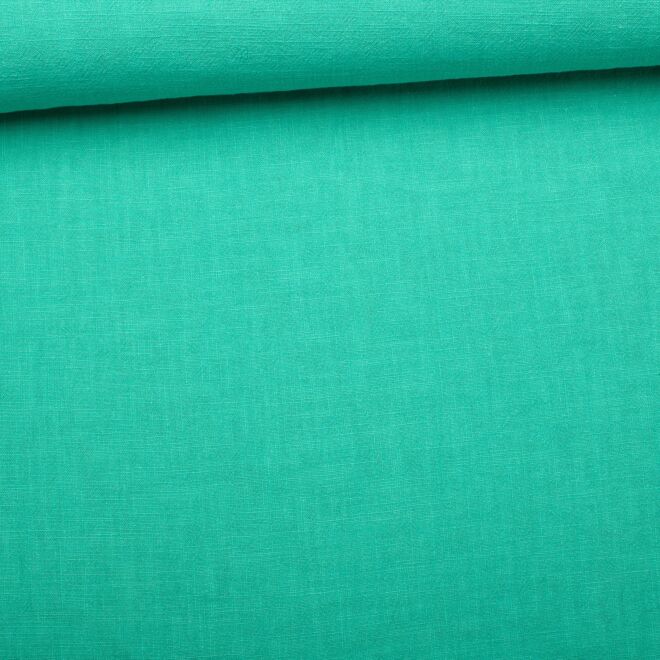 Stonewashed Leinen mintgr&uuml;n