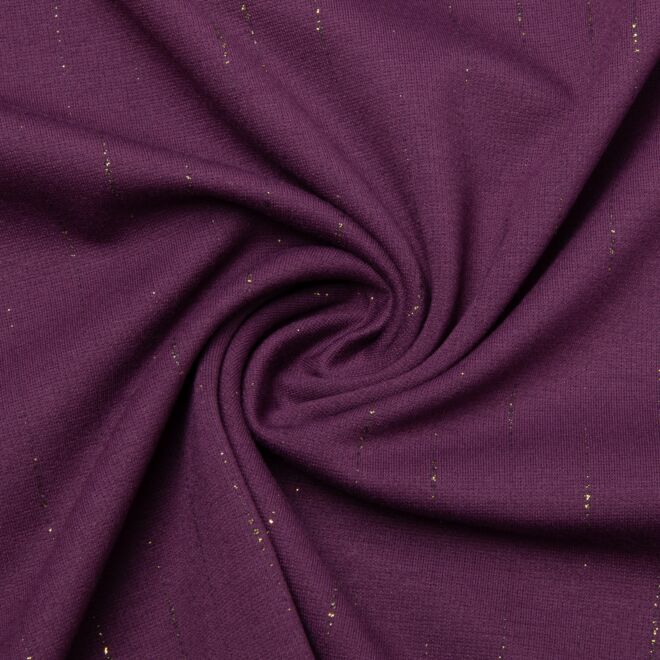 Romanitjersey "Vivienne" lila/gold